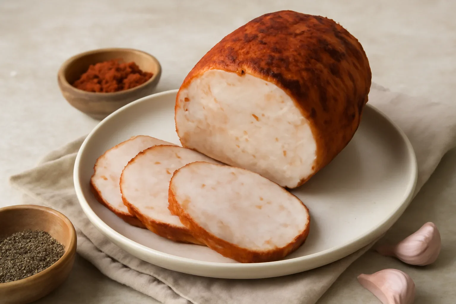 Șuncă presată de casă din carne de curcan, pui sau altă pasăre – rețeta clasică