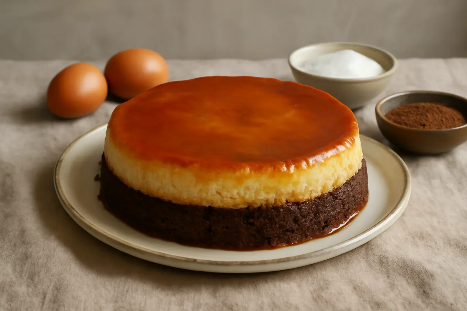 Tort cu cremă de zahăr ars – cadou pentru mama