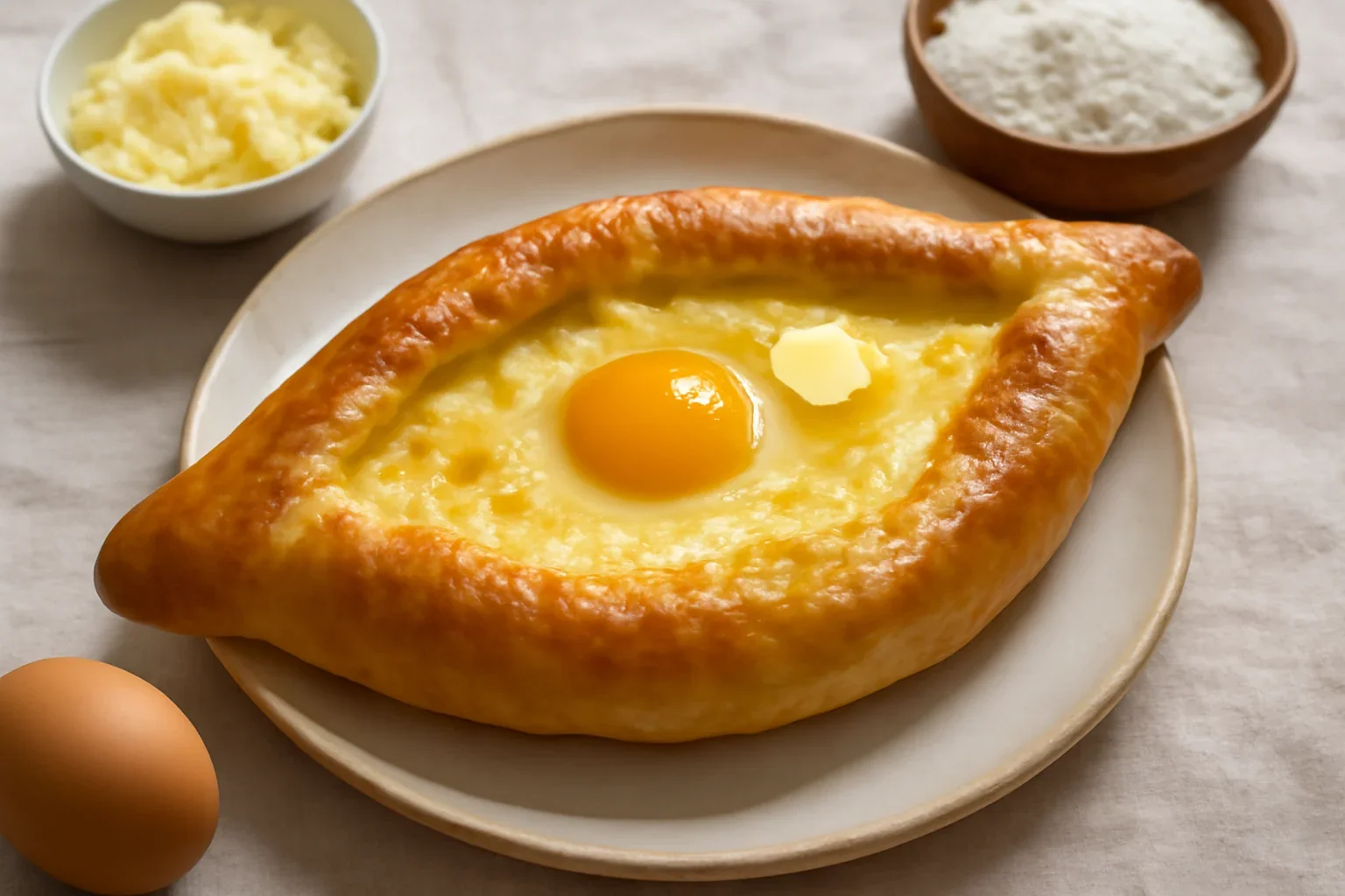 Haciapuri, khachapuri, reteta georgiana