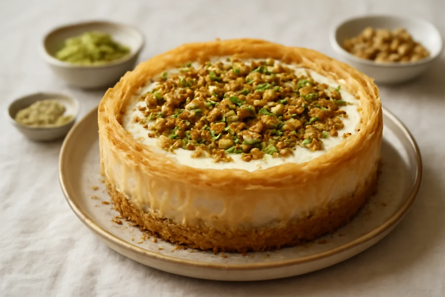 Cheesecake baclava, un desert de senzatie