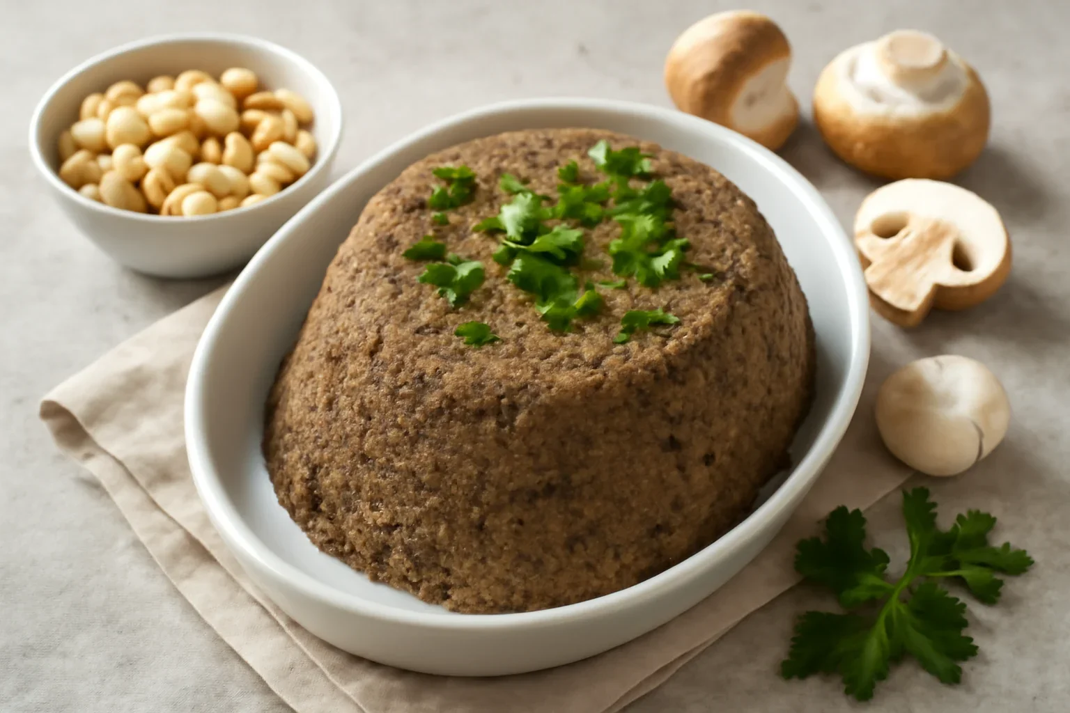 Pate vegetal de ciuperci cu fasole boabe reteta de post – pate vegan natural