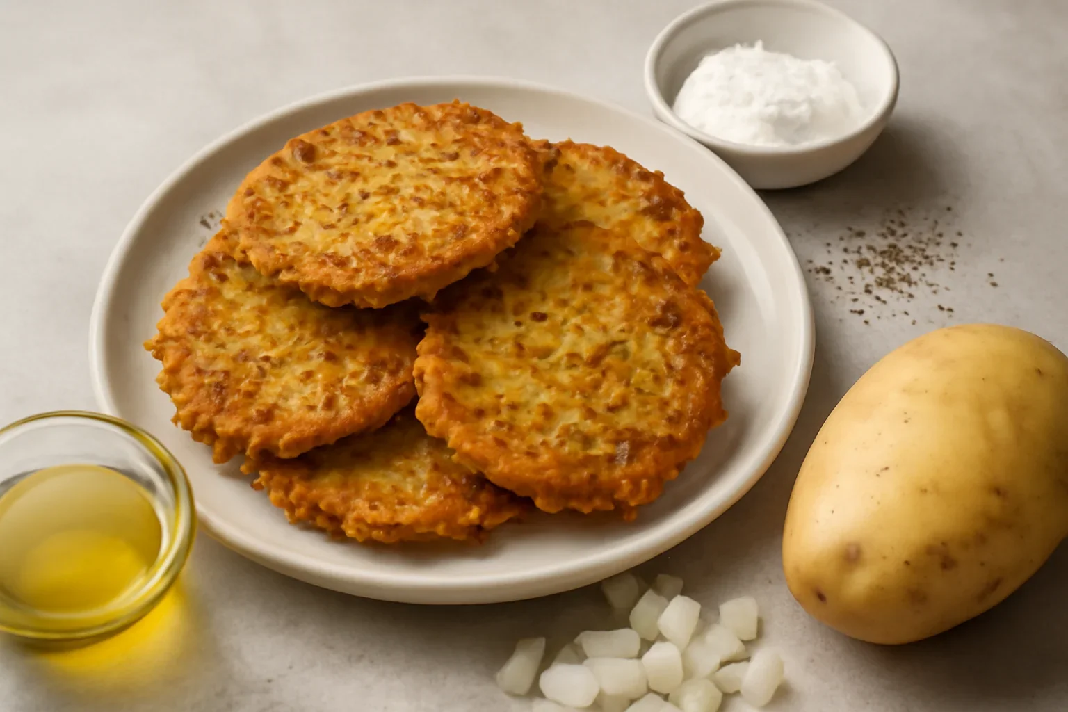 Chiftele din cartofi rași – latke vegane – rețetă de post (video)