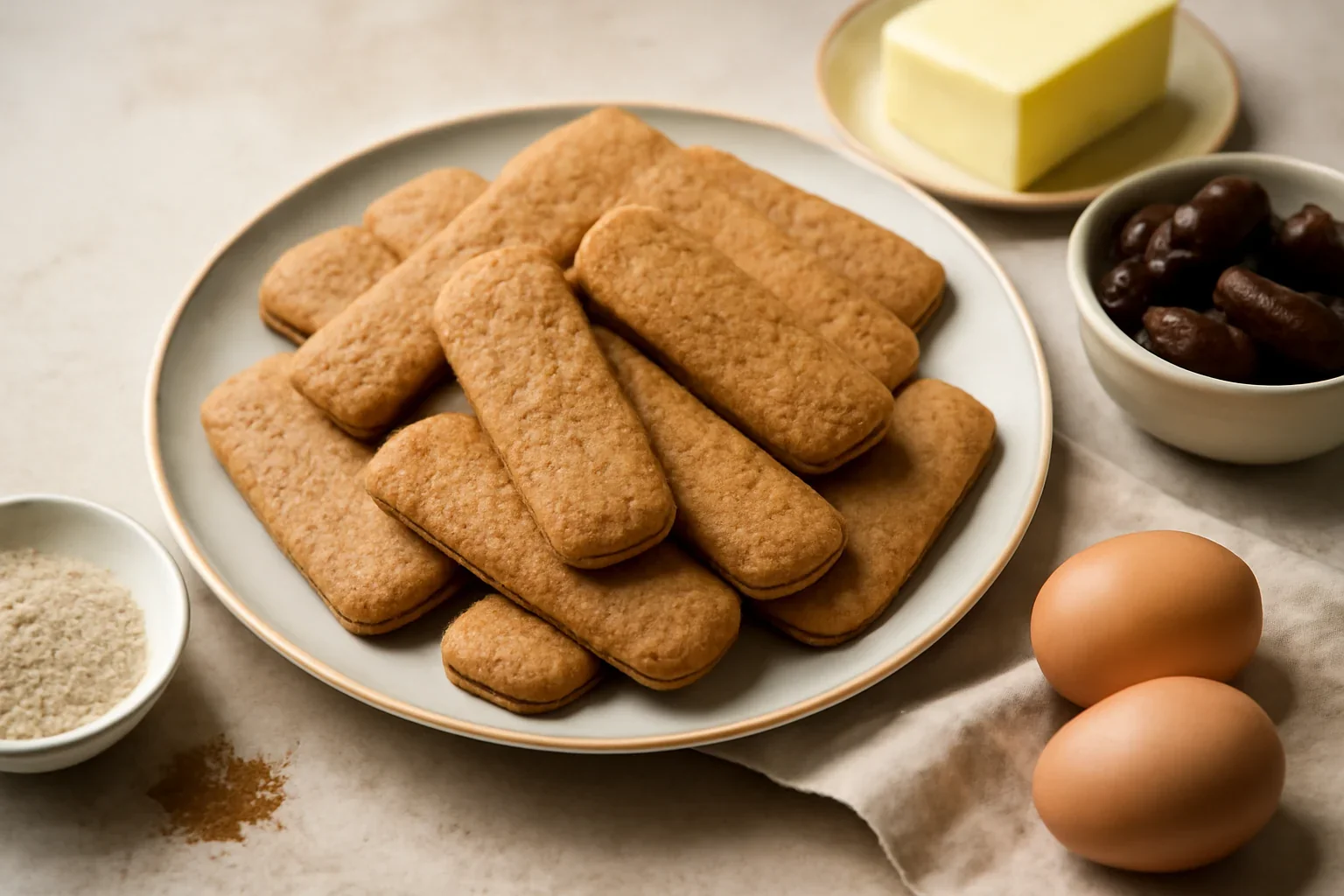Biscuiti fara zahar, cu faina integrala si lapte de cocos – pentru copii