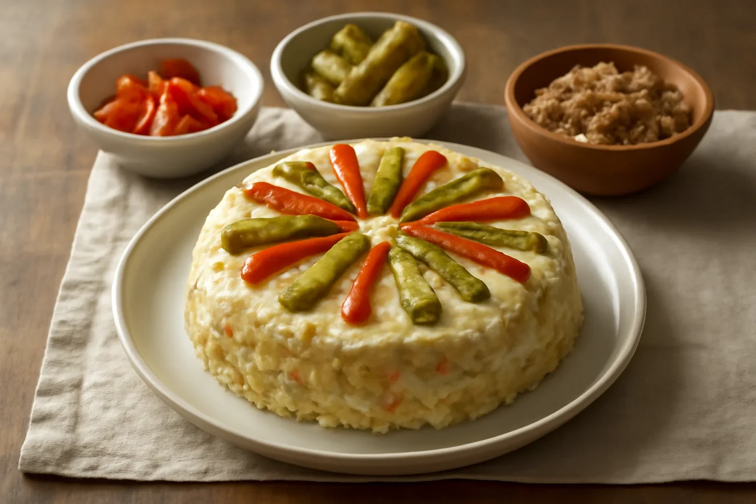 Salata de boeuf fara mazare pentru Craciun