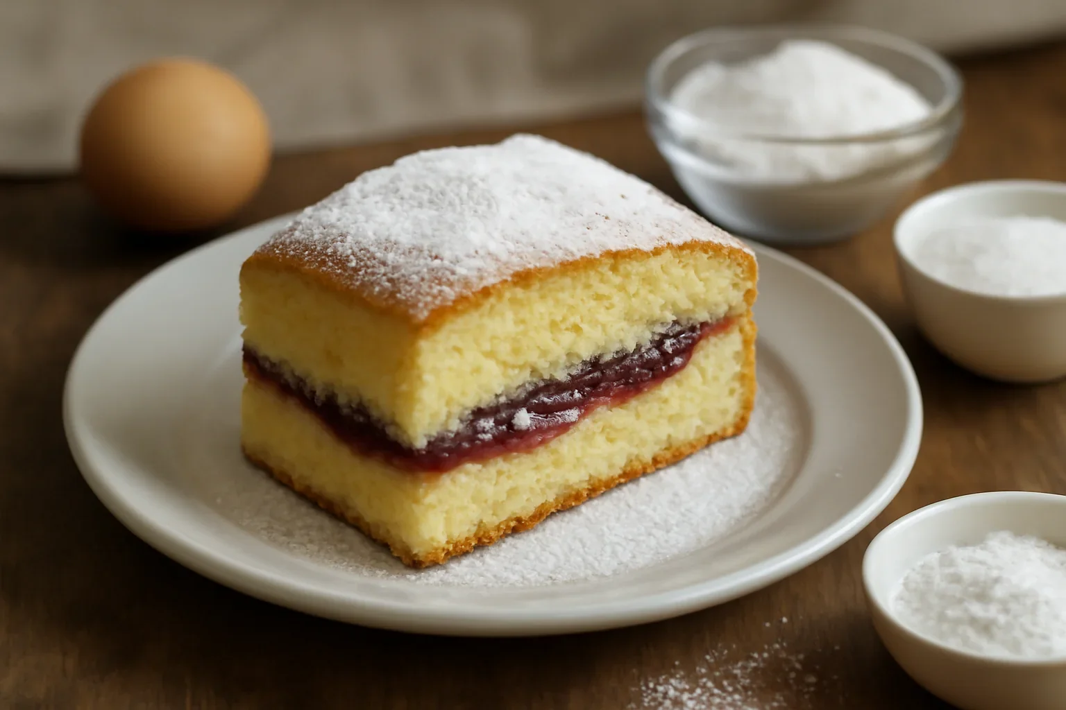 Pandispan cu dulceata
