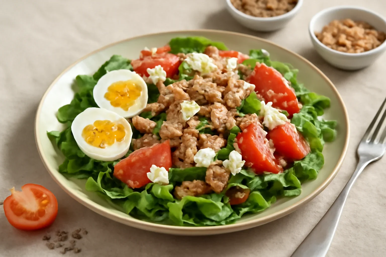 Salată rapidă de ton