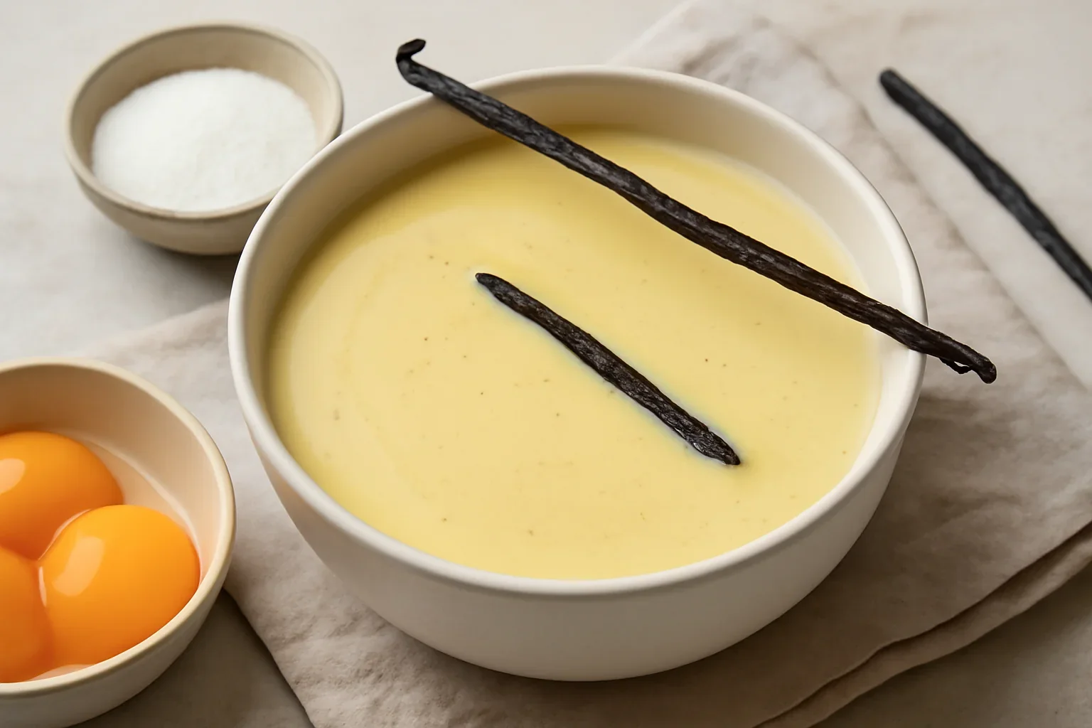 Sos de vanilie – rețeta de șodou de vanilie, custard sau crème anglaise