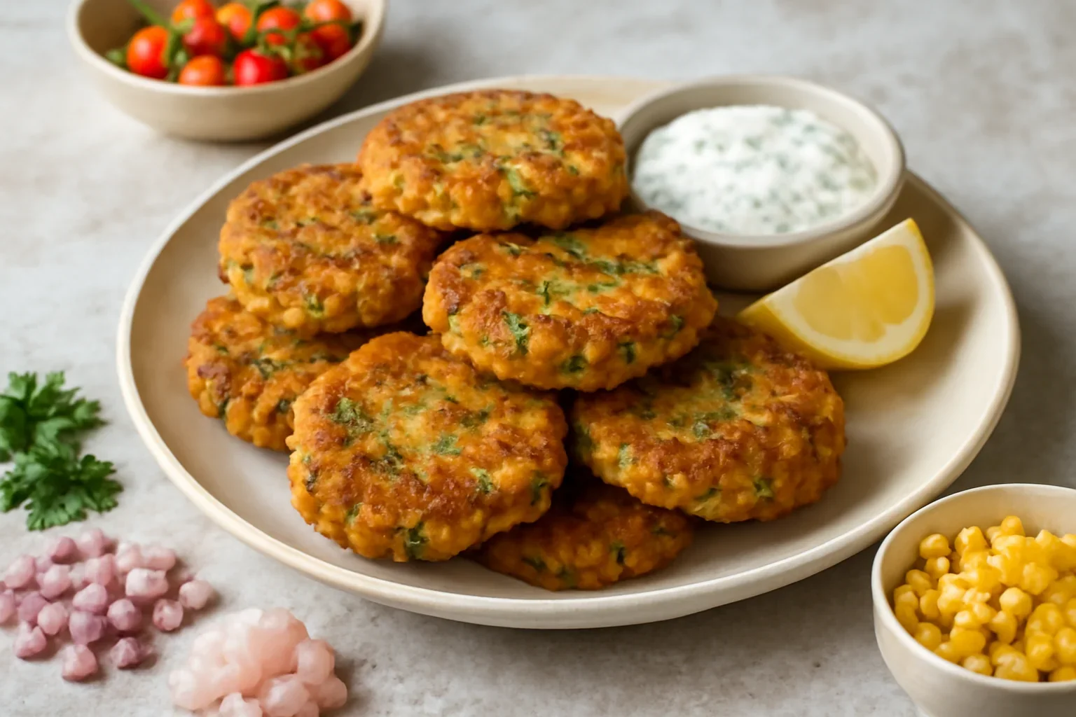Chiftele de peste pufoase si fragede reteta de fish fritters