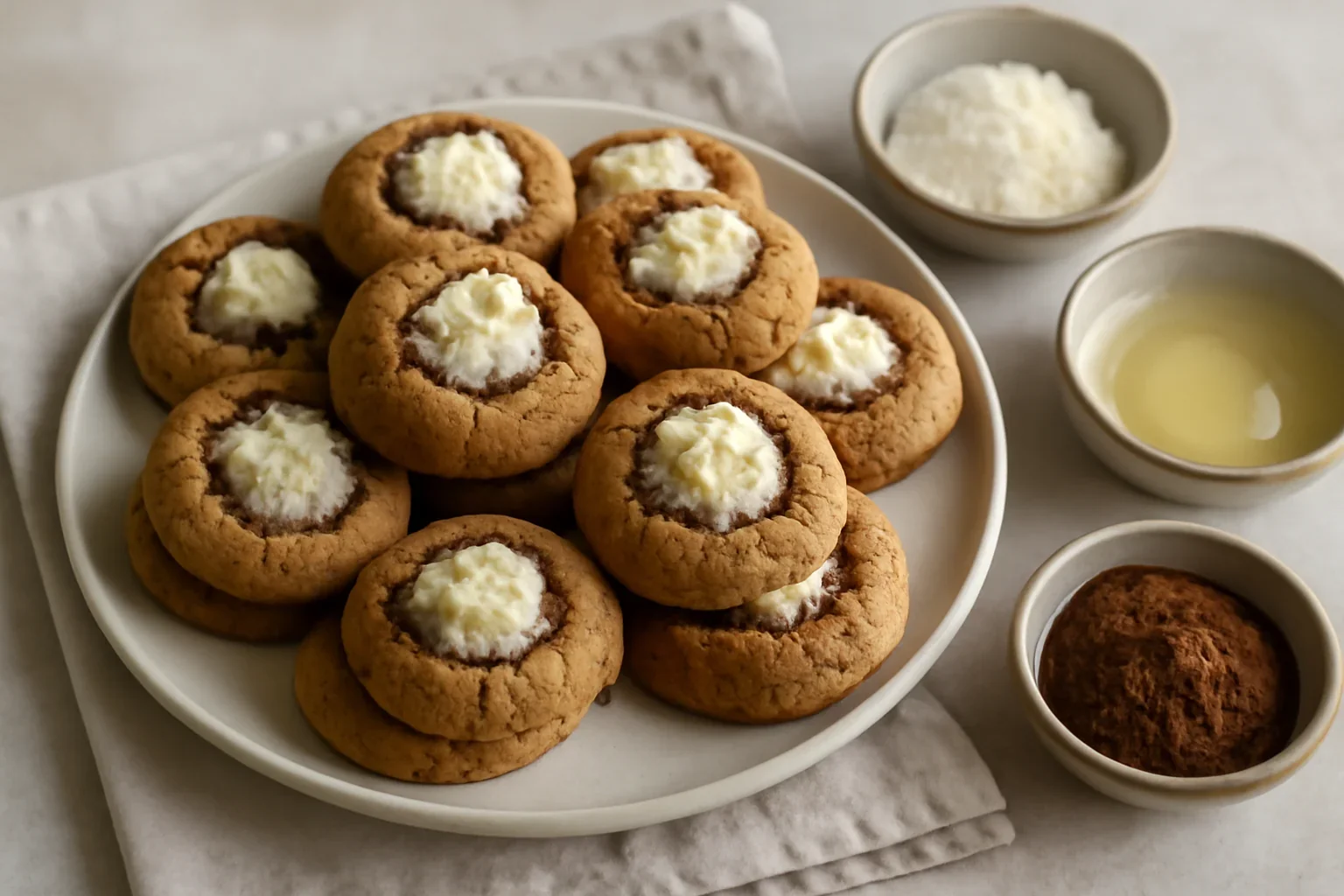 Biscuiti cu umplutura de cocos