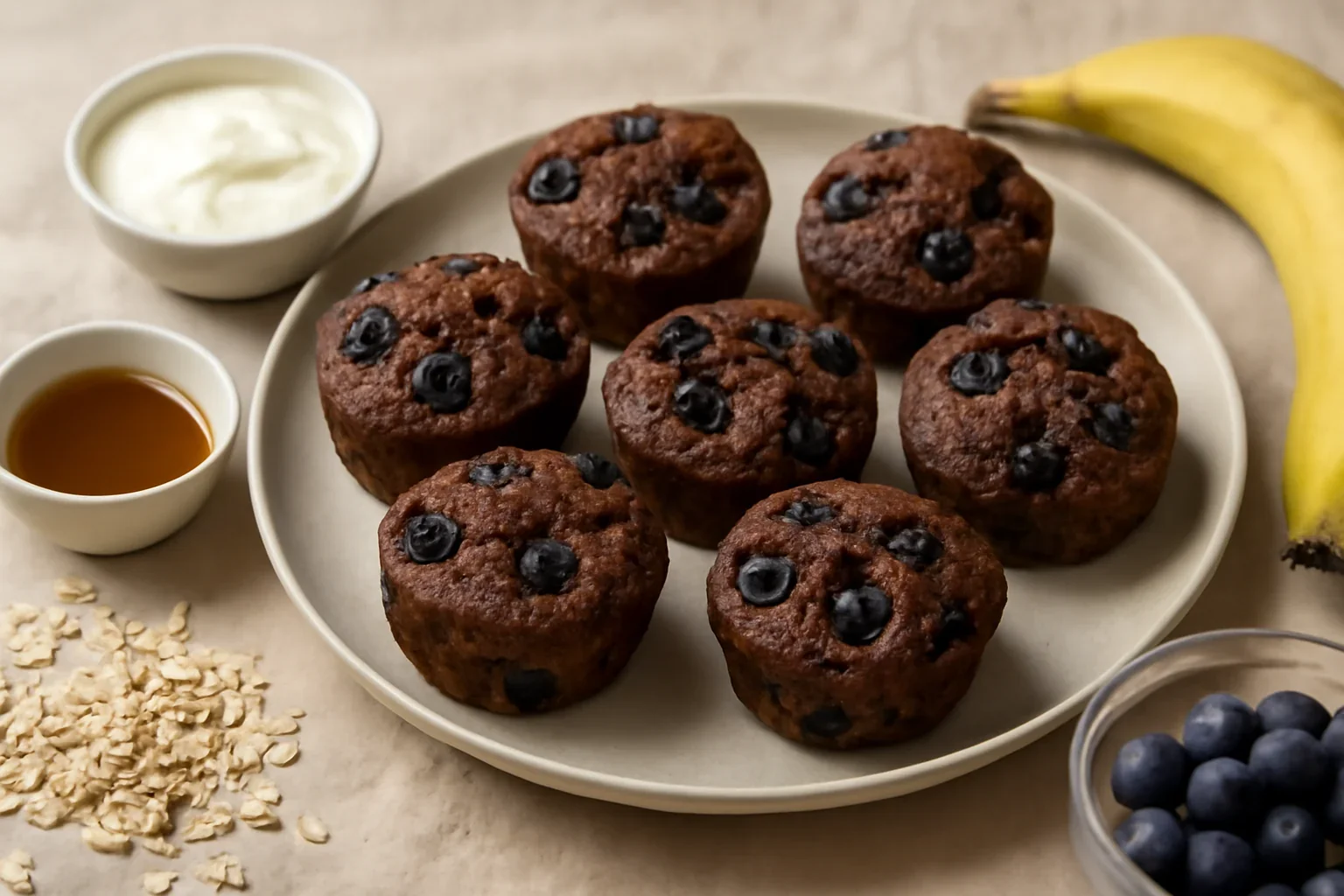 Briose fara gluten cu afine