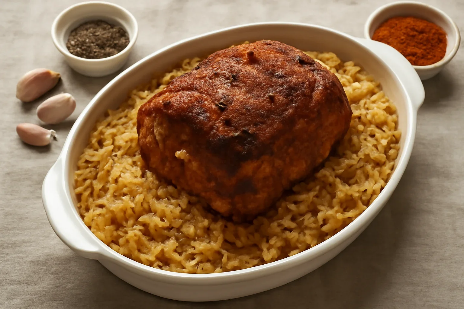 Ceafă de porc cu moare de varză, gătită la slow cooker