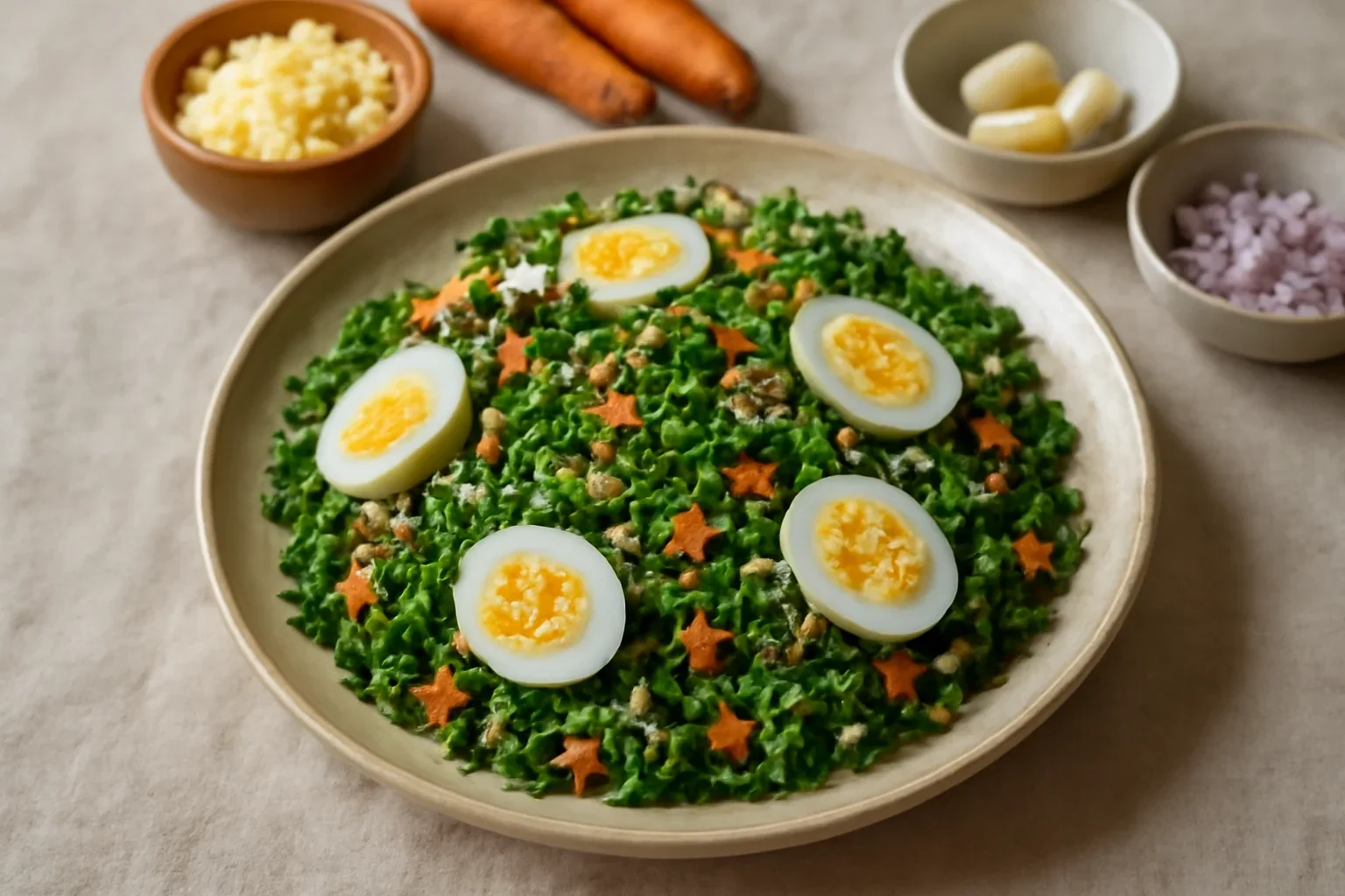 Salata de patrunjel cu cascaval