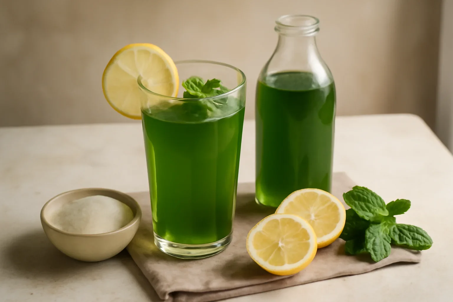 Sirop de menta, o bautura racoroasa si delicioasa