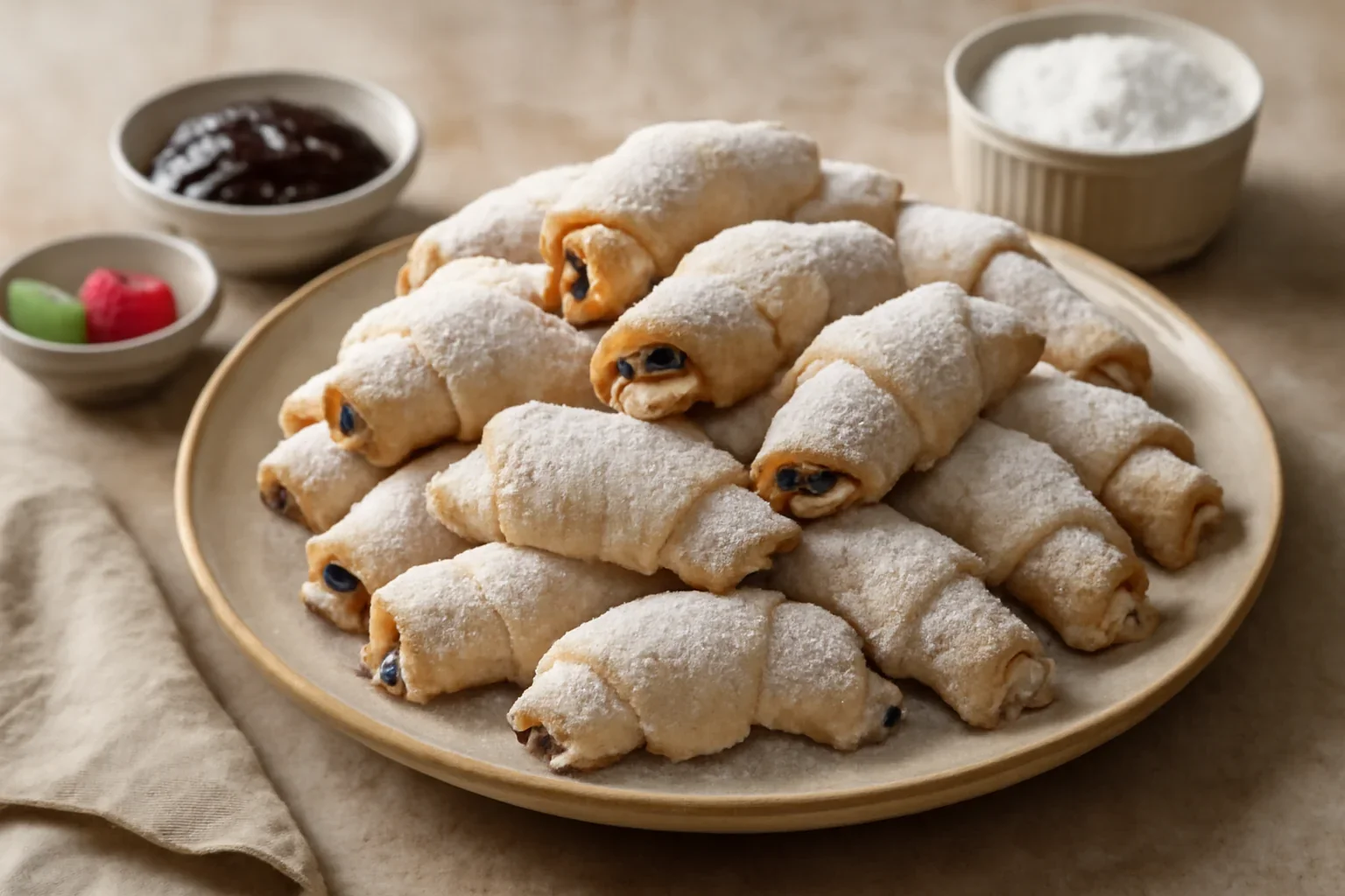 Cornulete fragede cu rahat perfecte pentru Craciun