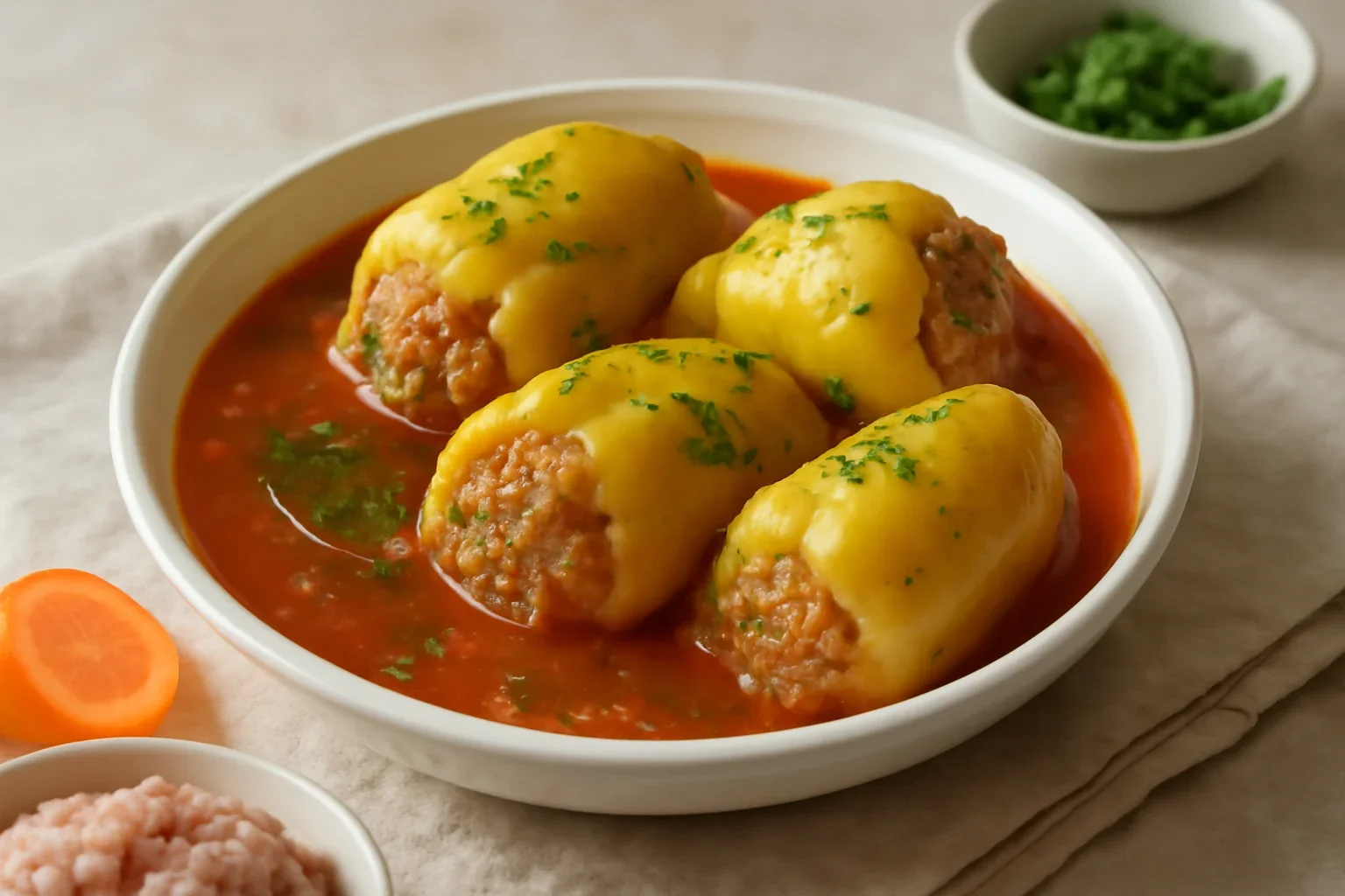 Ardei umpluti cu carne de pasare reteta cu toate secretele