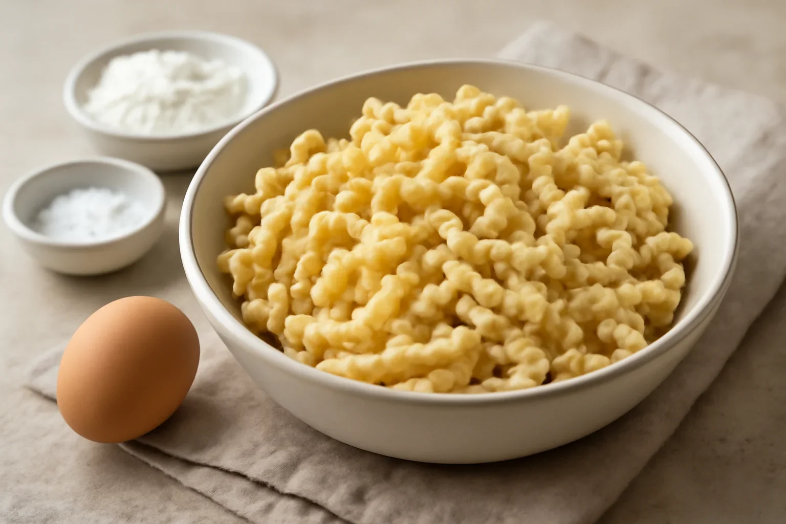Rețeta de Spätzle – găluște nemțești de făină rupte cu lingura sau date prin presă