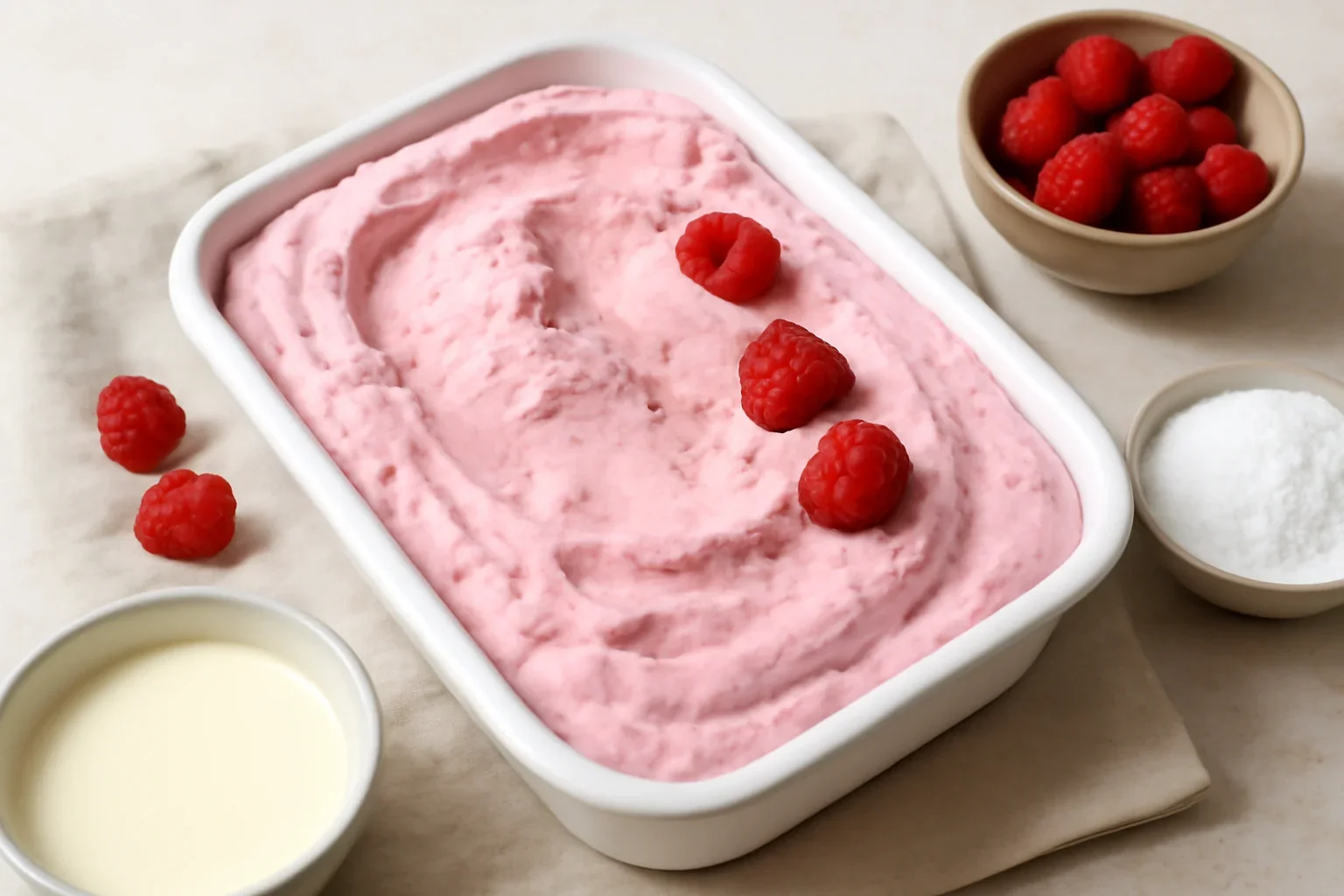 Inghetata de zmeura – extra cremoasa