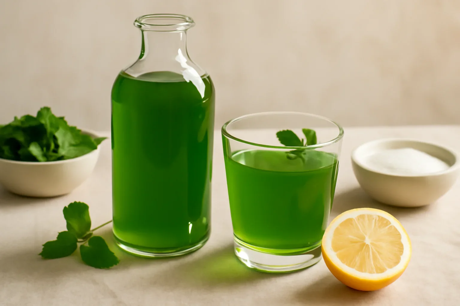 Sirop de menta facut in casa