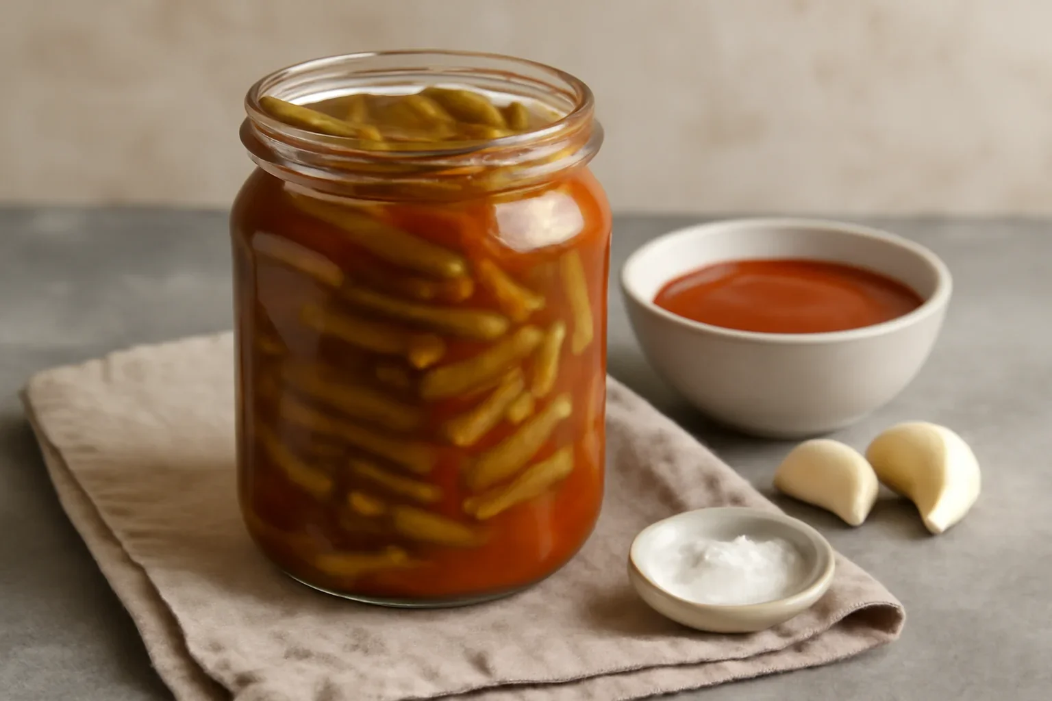 Fasole pastai in sos de rosii sau bulion la borcan pentru iarna