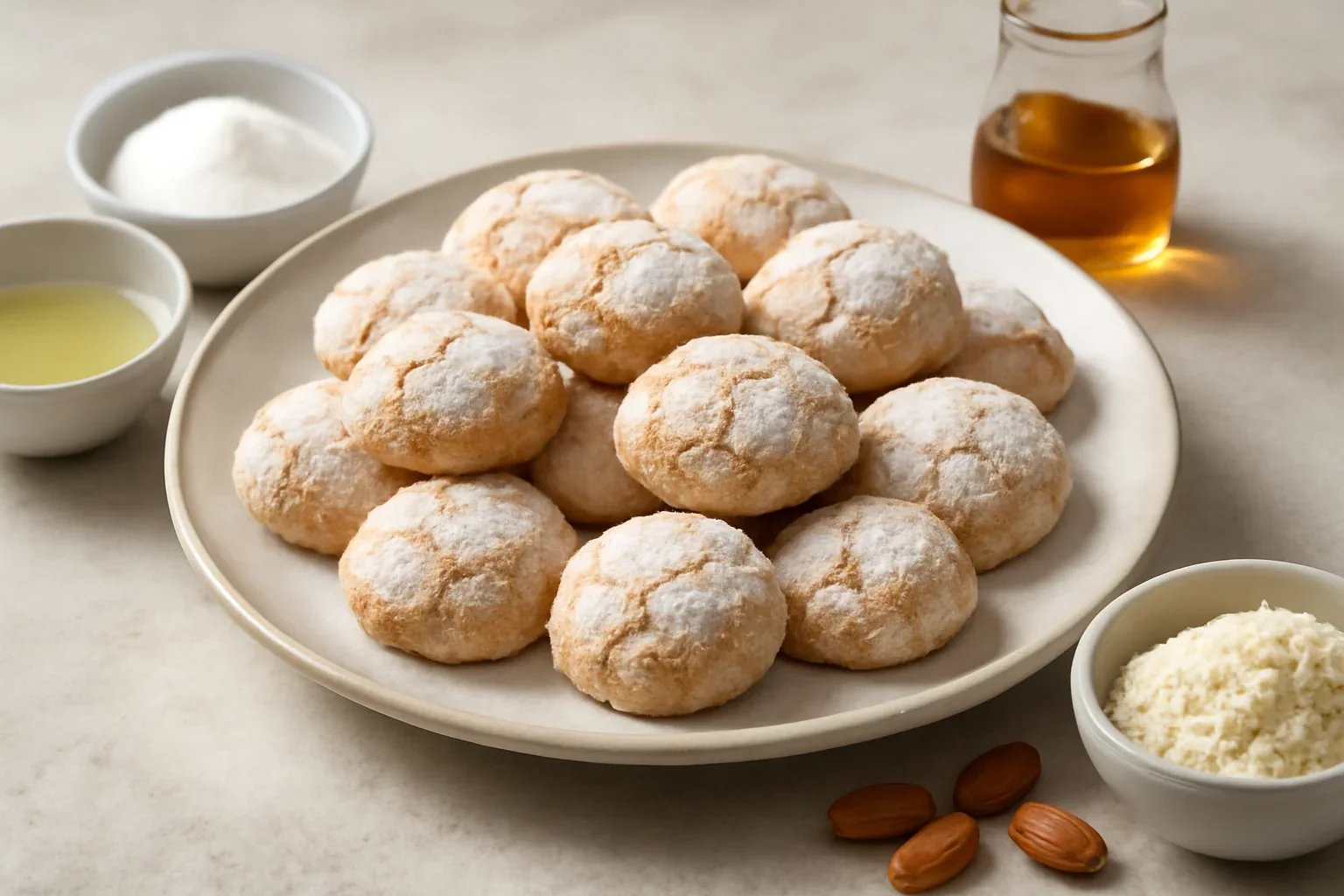 Amaretti – rețetă detaliată – biscuiți italieni cu migdale, fără gluten!