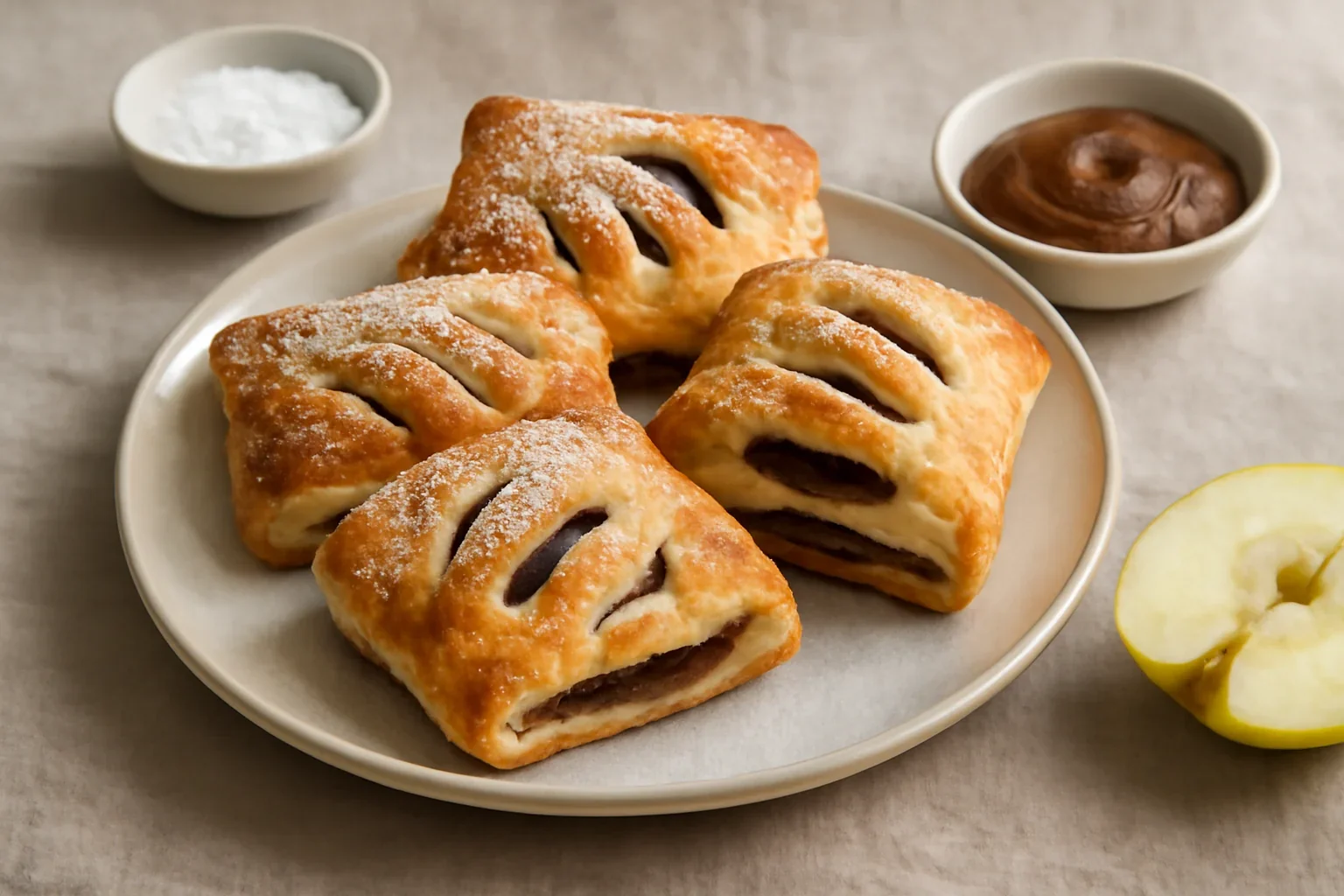 Pateuri cu nutella si mere