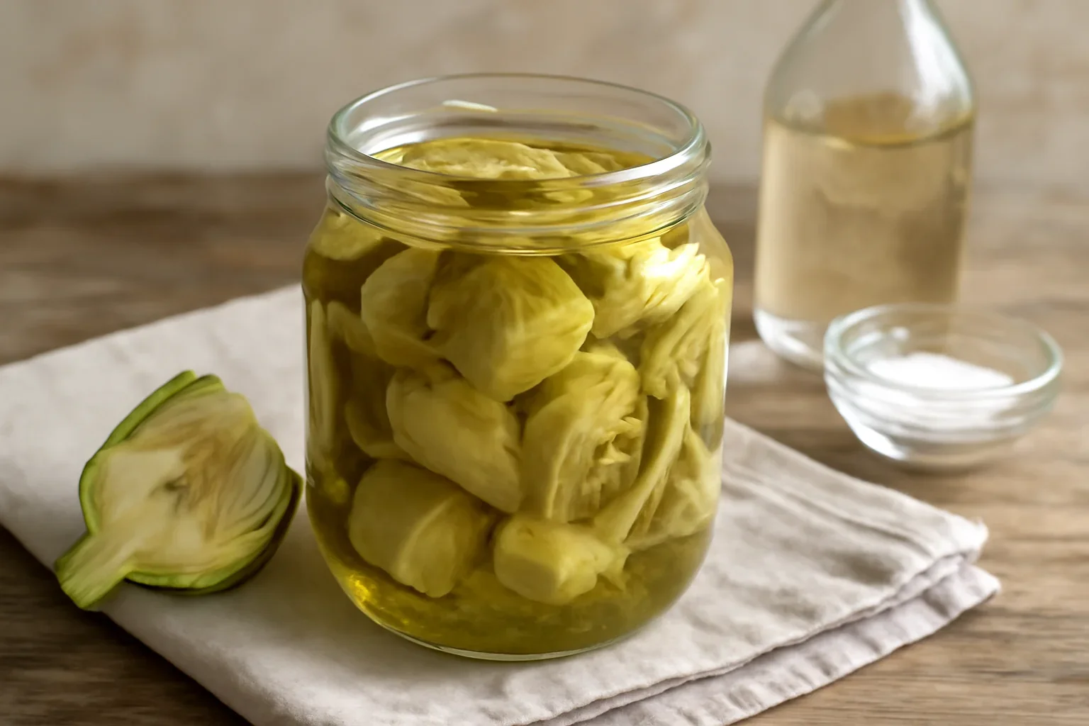 Anghinare in ulei, la borcan – reteta italiana (carciofi sott’olio)