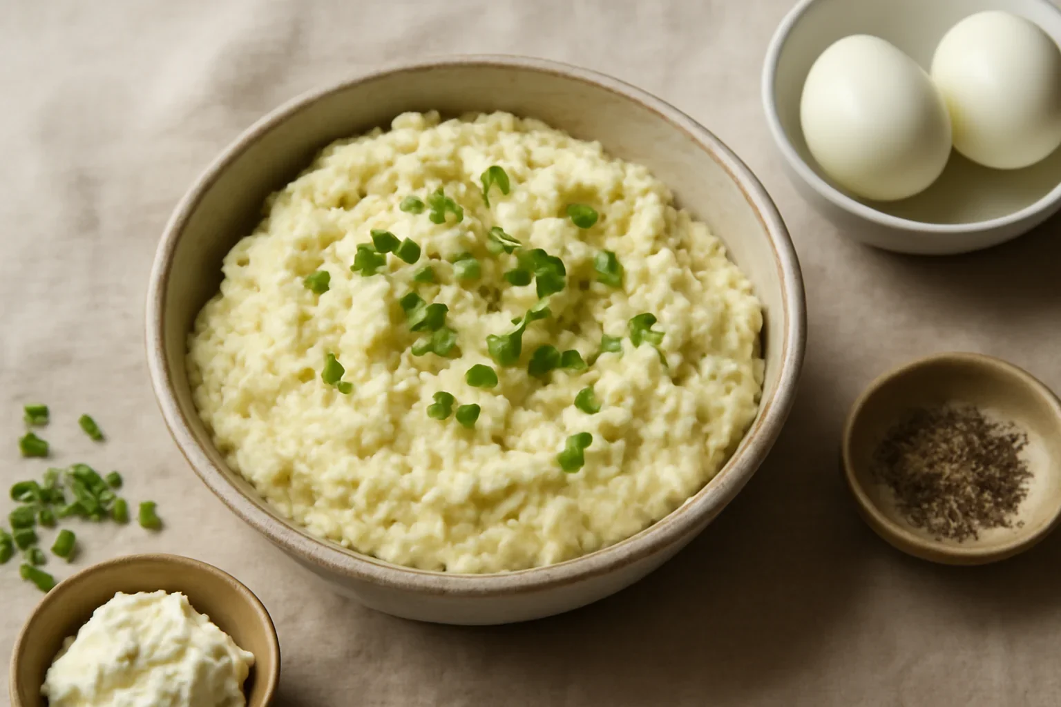 Pastă de ouă din brânză cremă de casă