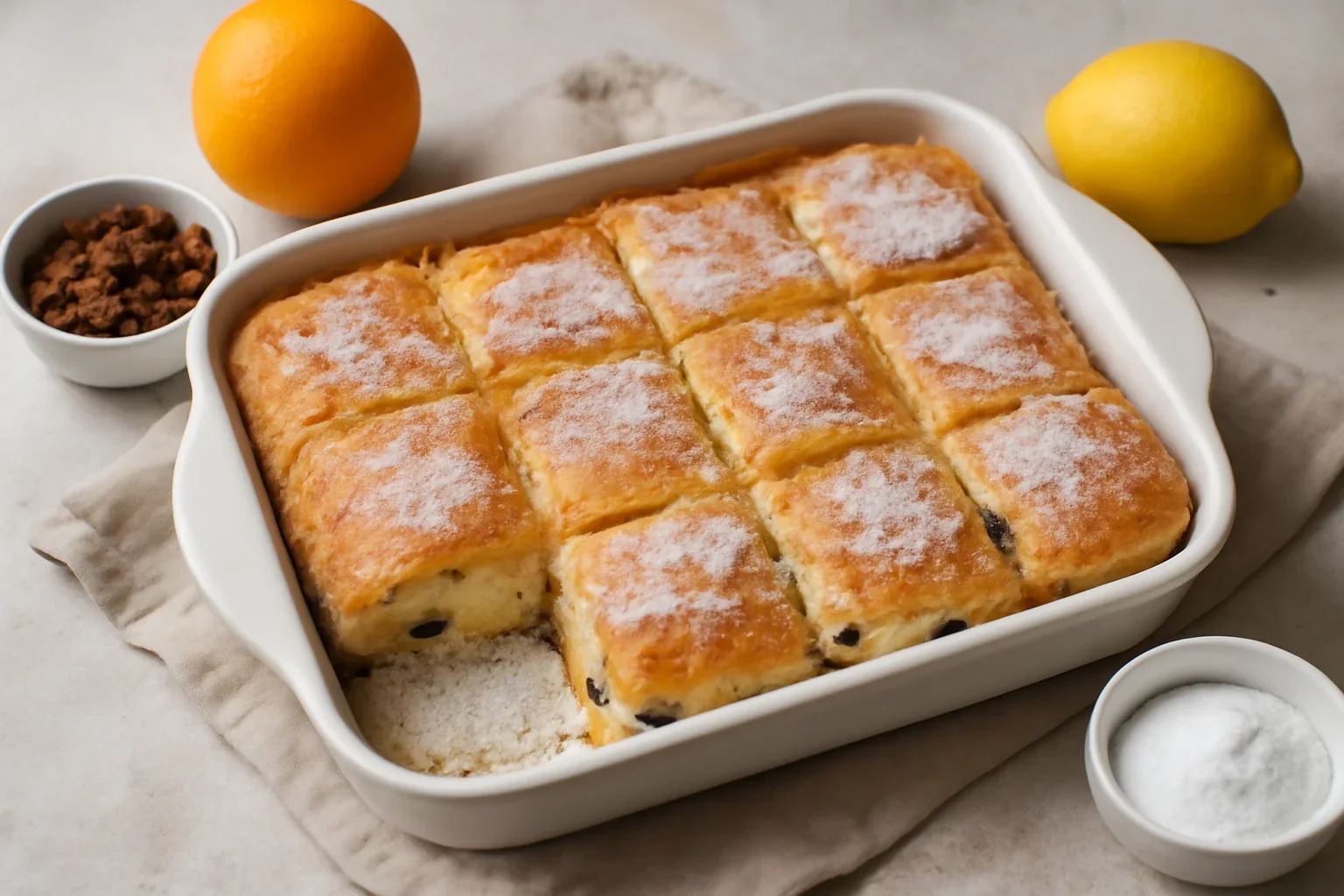 Placinta cu branza dulce si stafide, reteta clasica