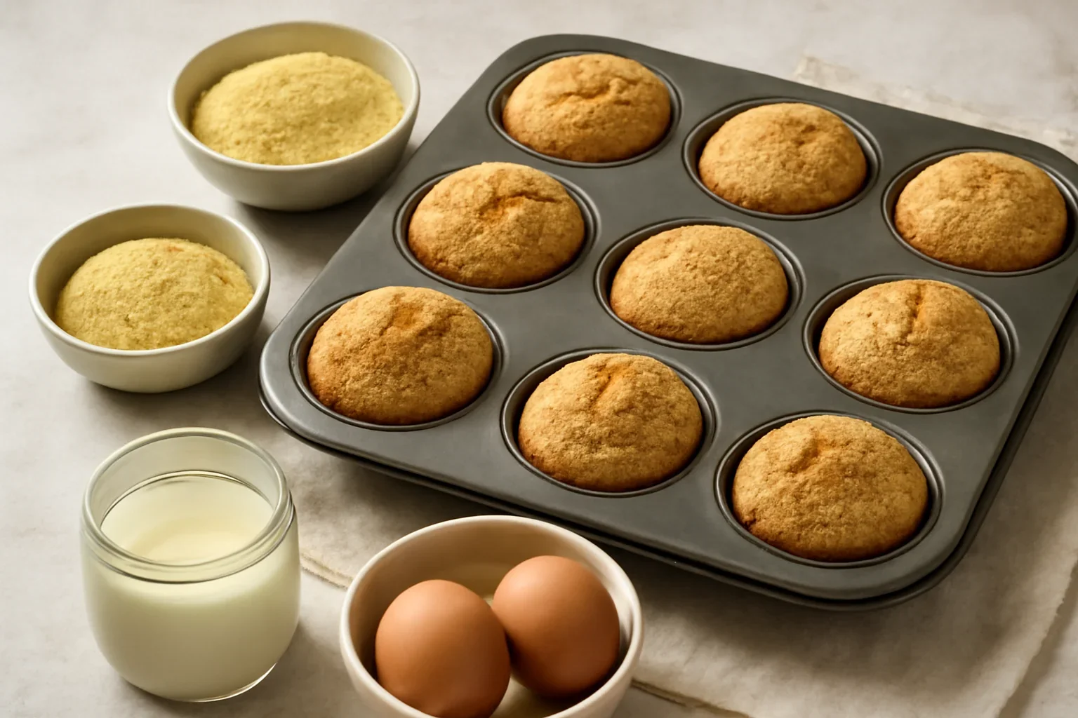 Muffins cu porumb