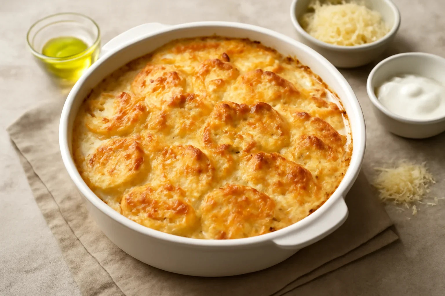 Cartofi gratinat