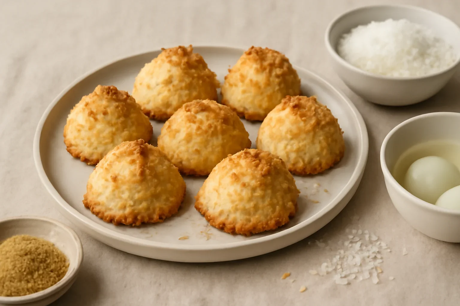 Macaroane cu cocos