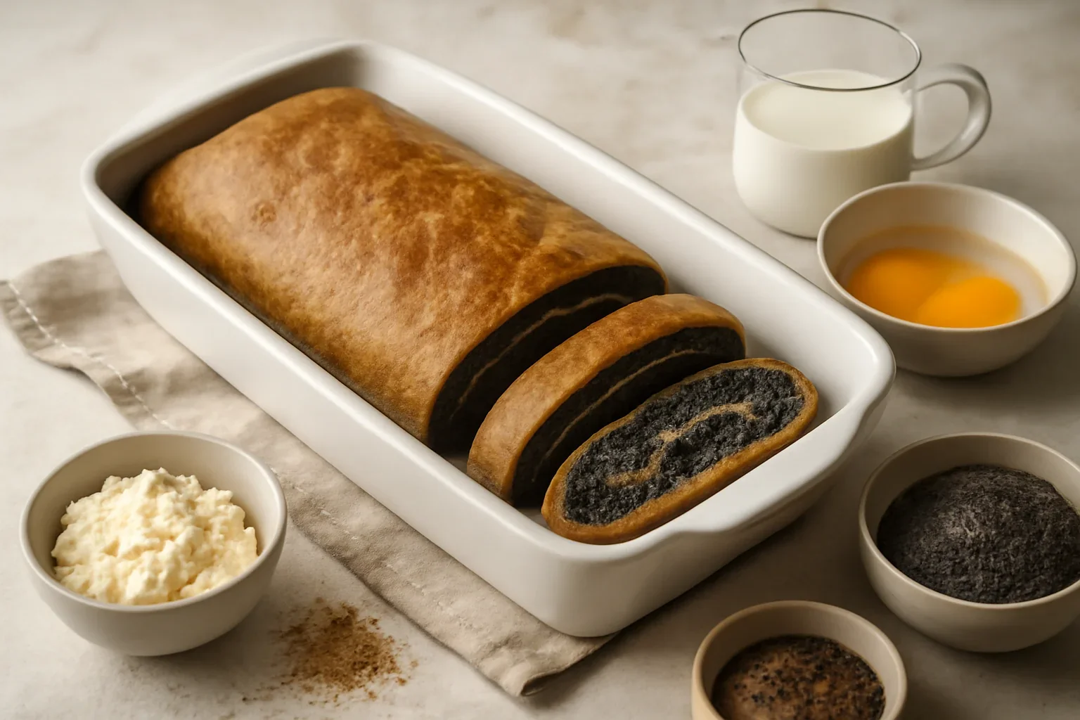 Strudel cu mac