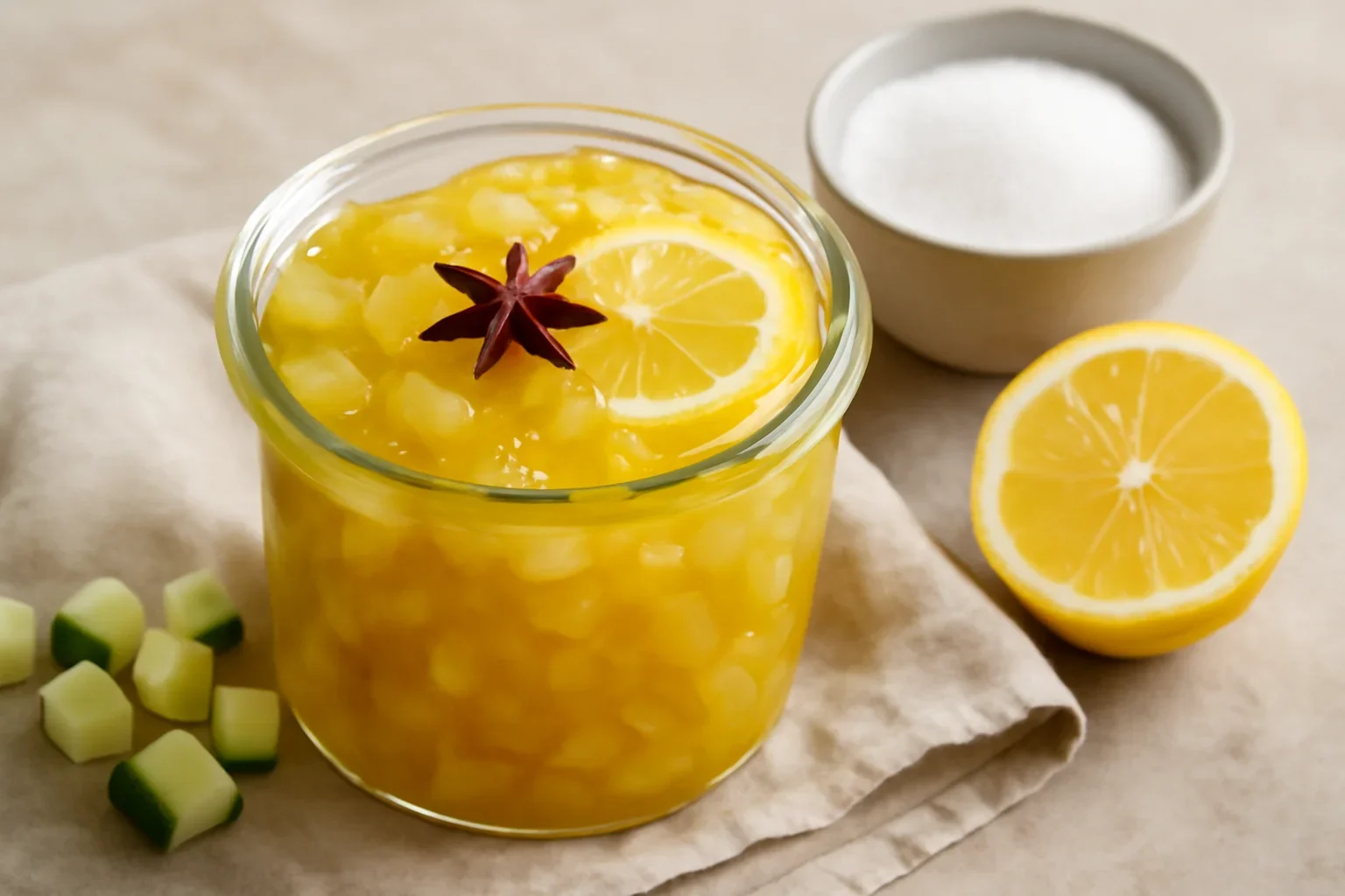 Dulceata de dovlecei cu lamaie