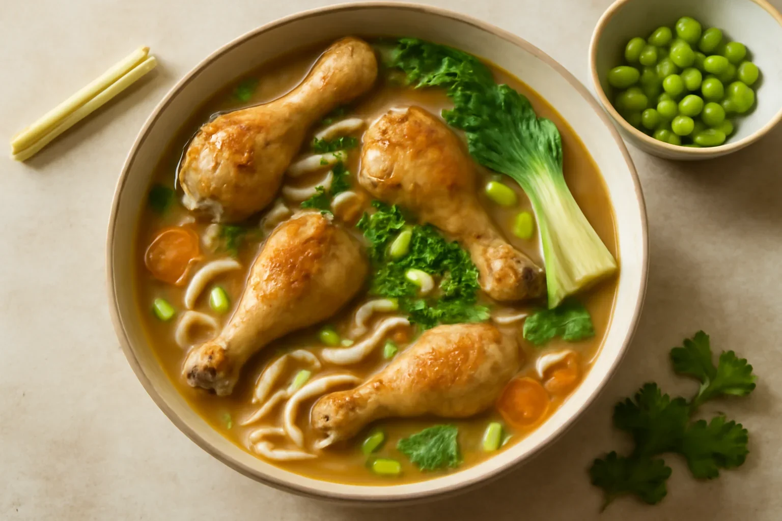 Supa miso cu pui si taietei
