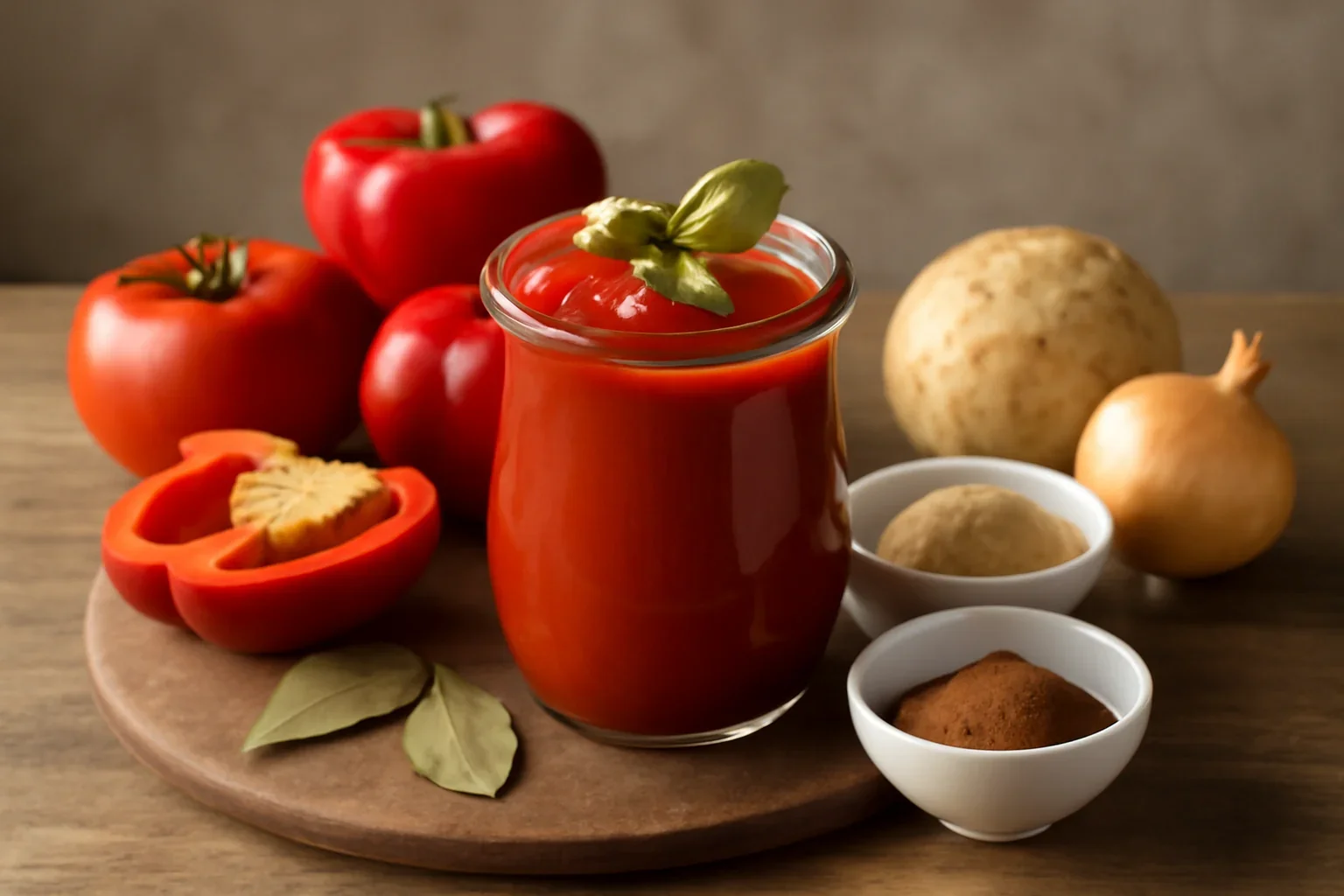Ketchup dulce sau picant facut acasa, fara conservanti