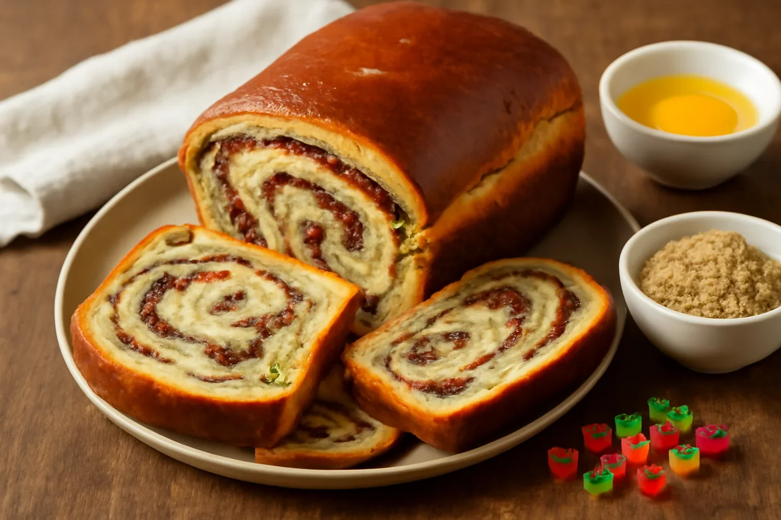 Cozonac pufos reteta simpla cu rahat si nuca – cozonaci traditionali