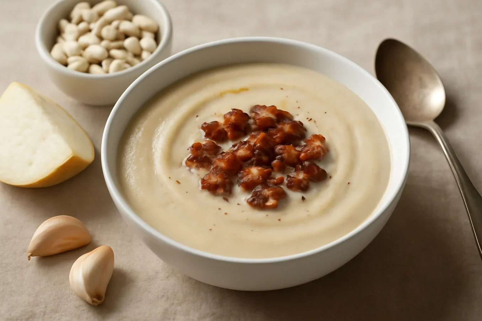 Supa crema de fasole reteta pas cu pas