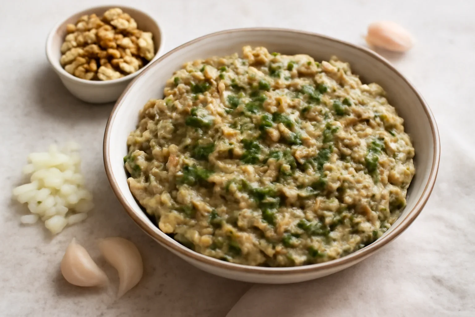 Salata de vinete cu nuci