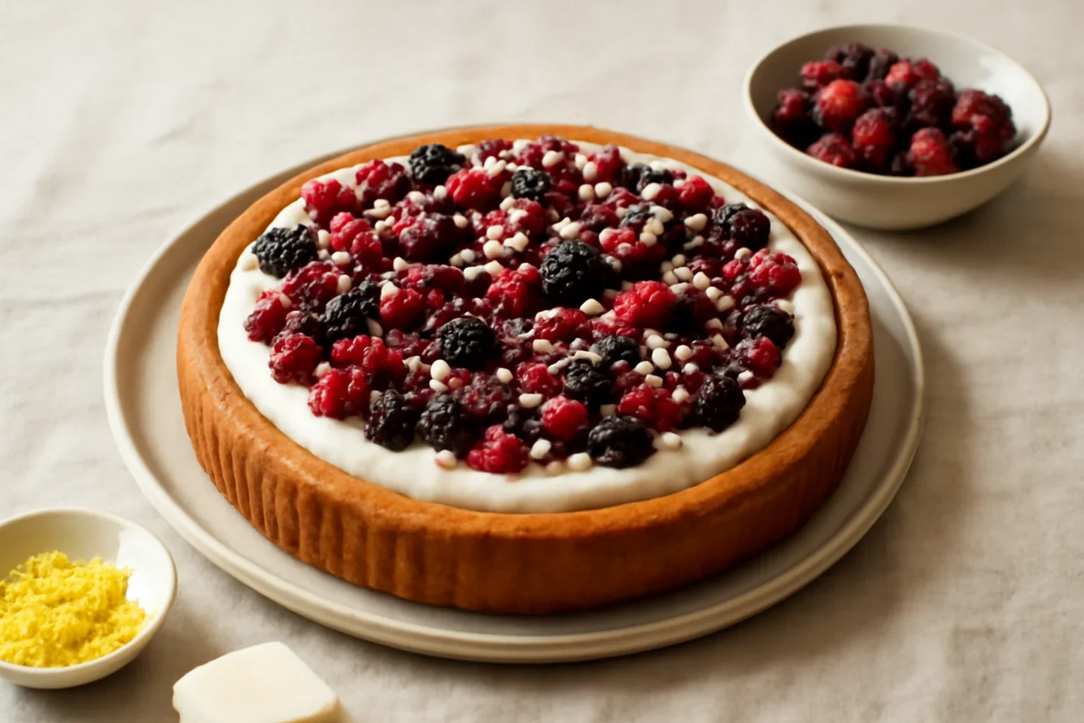 Tarta cu fructe de padure