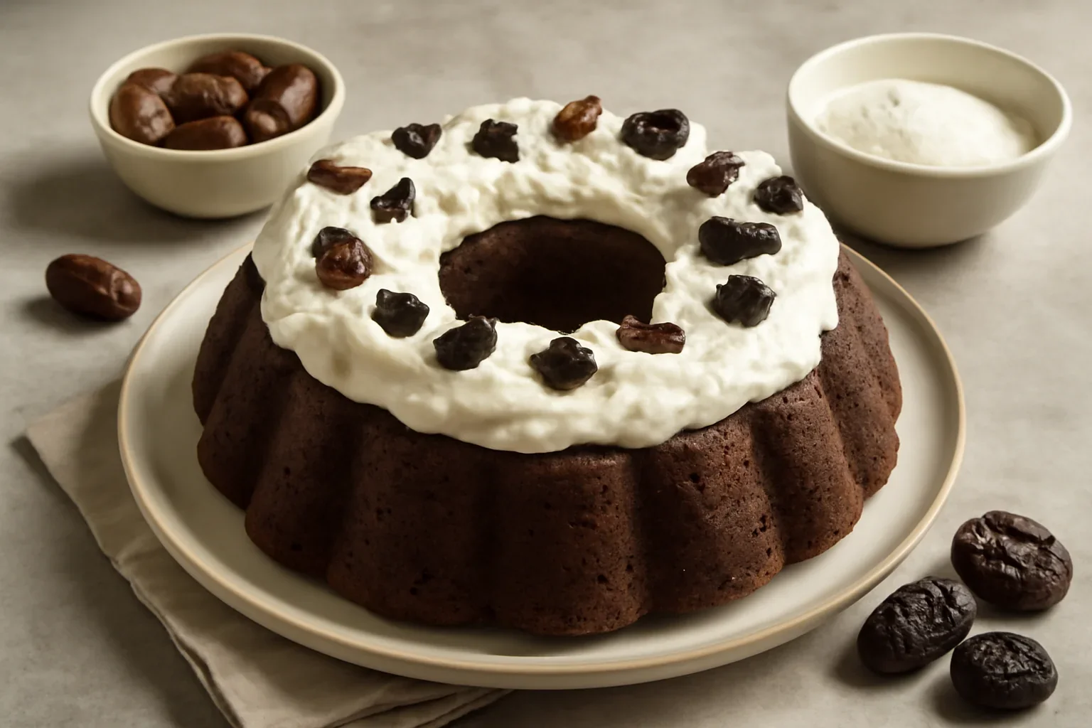 Coronita de ciocolata cu crema de ricotta