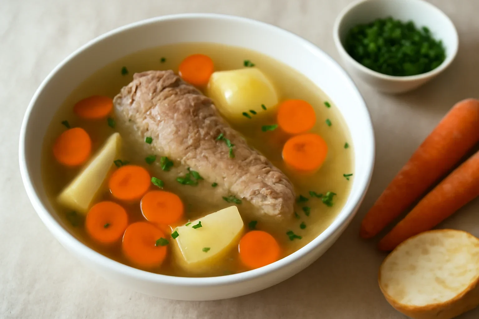 Supă de carne cu legume – rețeta dietetică potrivită și pentru copii