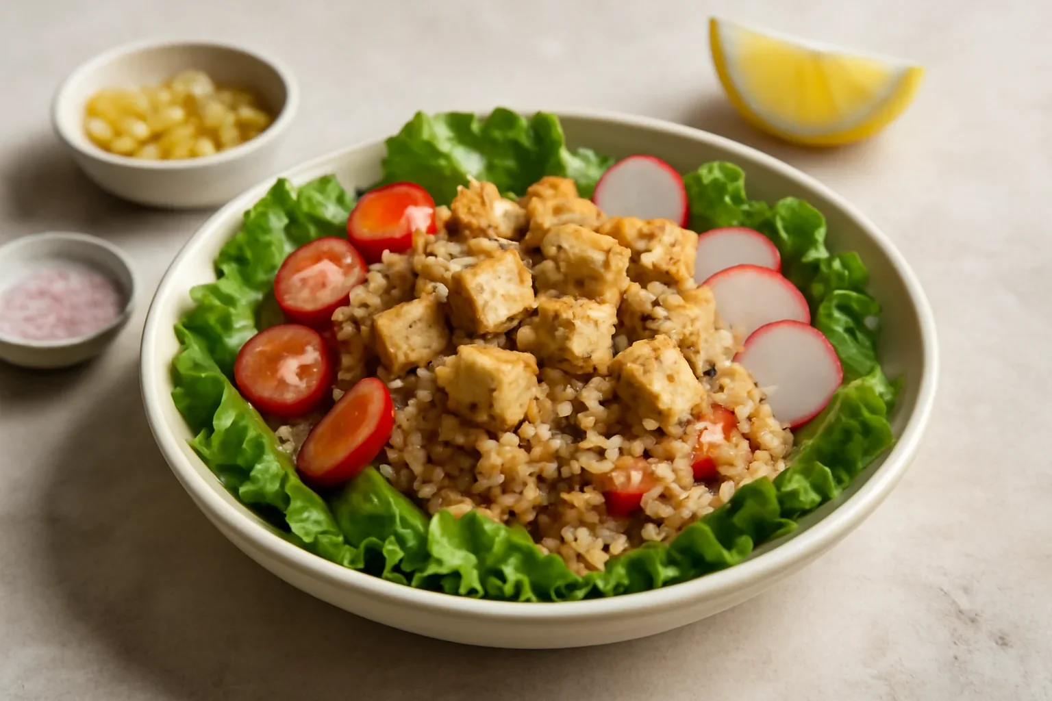 Salata de bulgur cu tofu