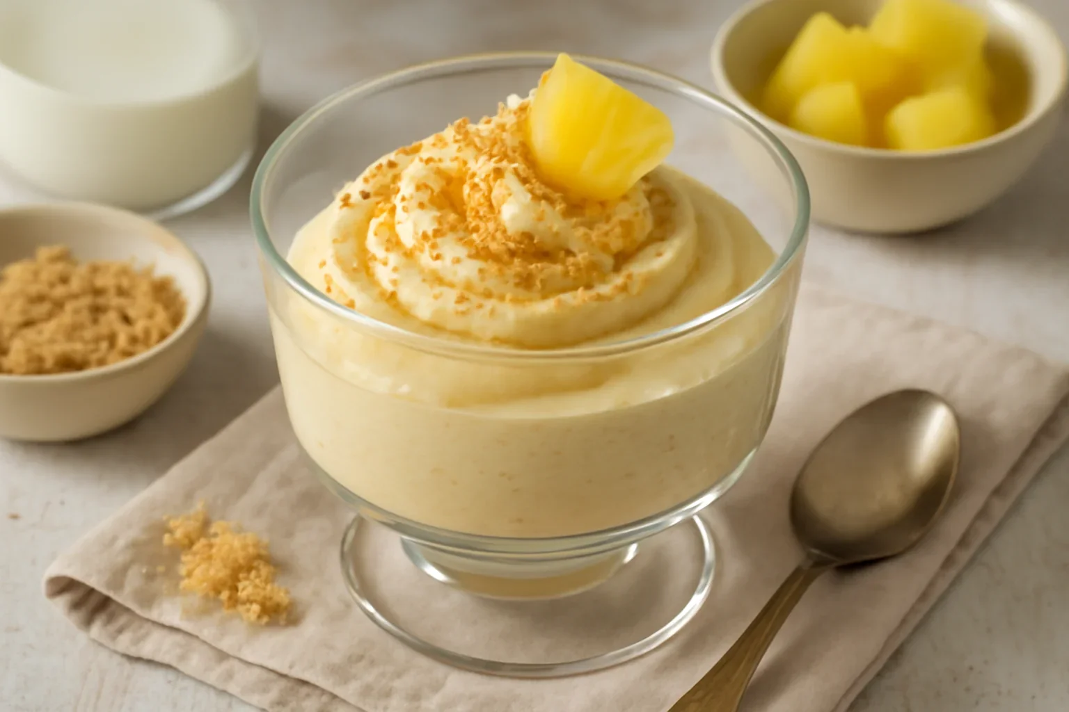 Mousse de ananas si o zi cu Luca