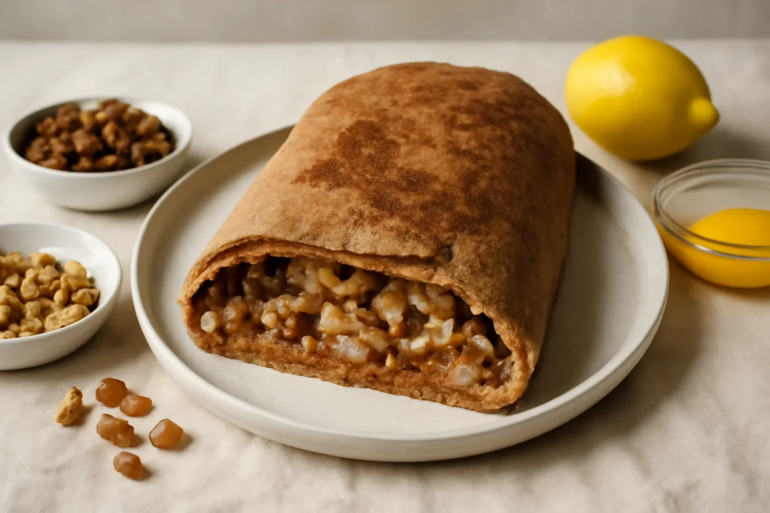 Strudel din făină integrală