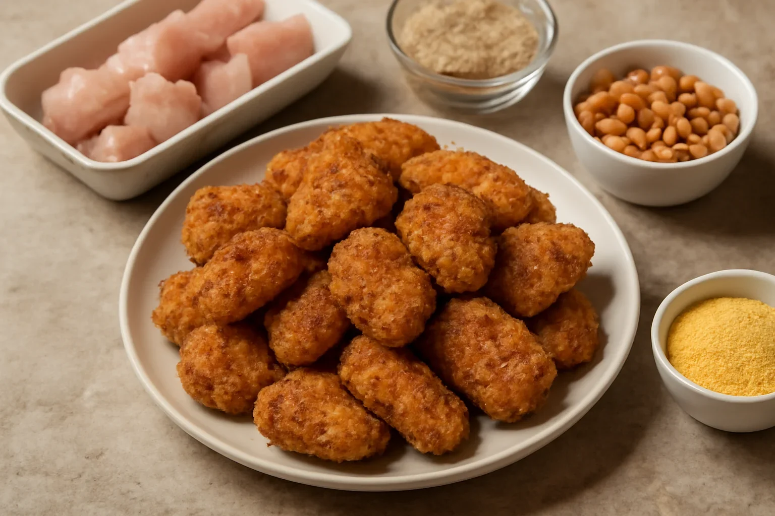 Crochete de pui reteta de chicken nuggets de casa