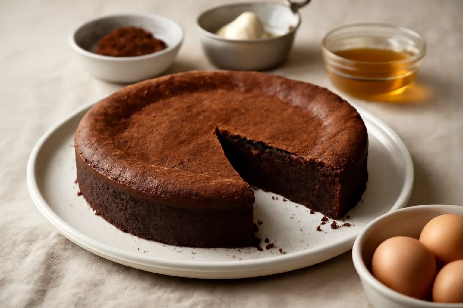 Tort de ciocolată fără făină