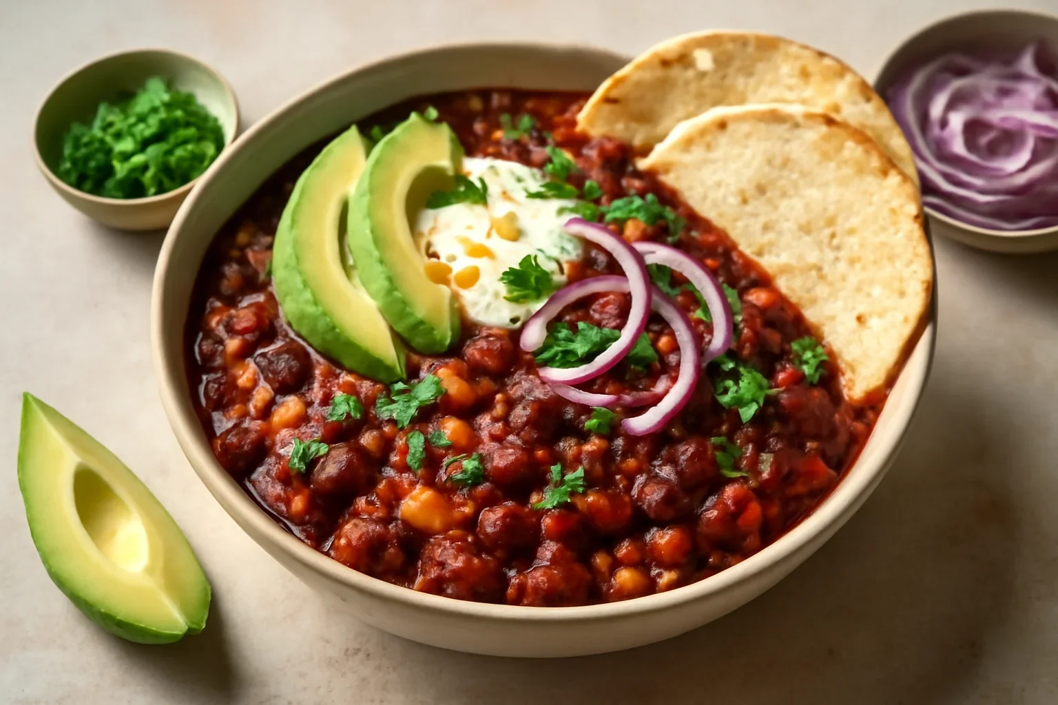 Chili fără carne – rețeta vegană cu arome mexicane Chili sin carne – VIDEO