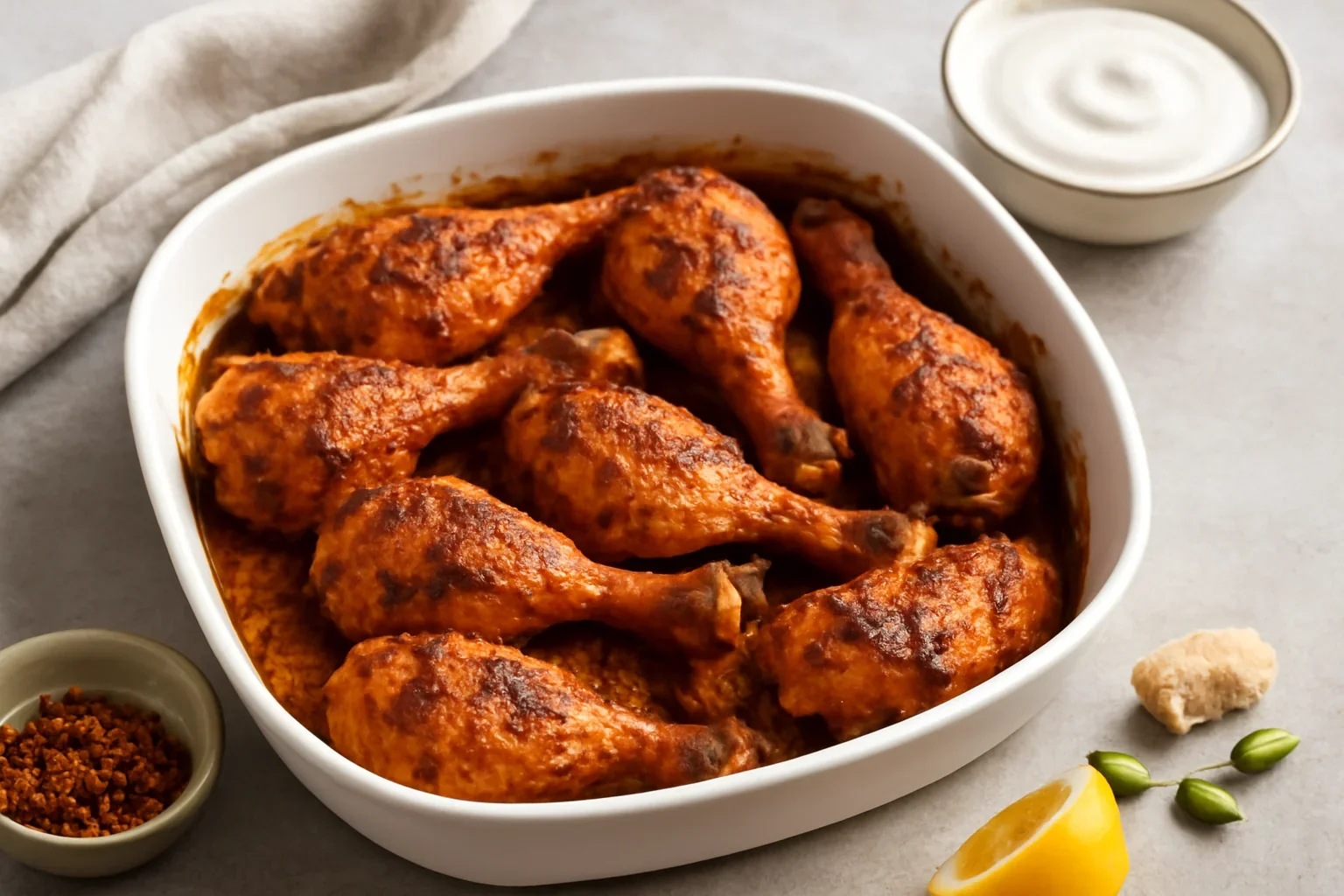 Pui la cuptor indian style – după rețeta indiană tandoori chicken