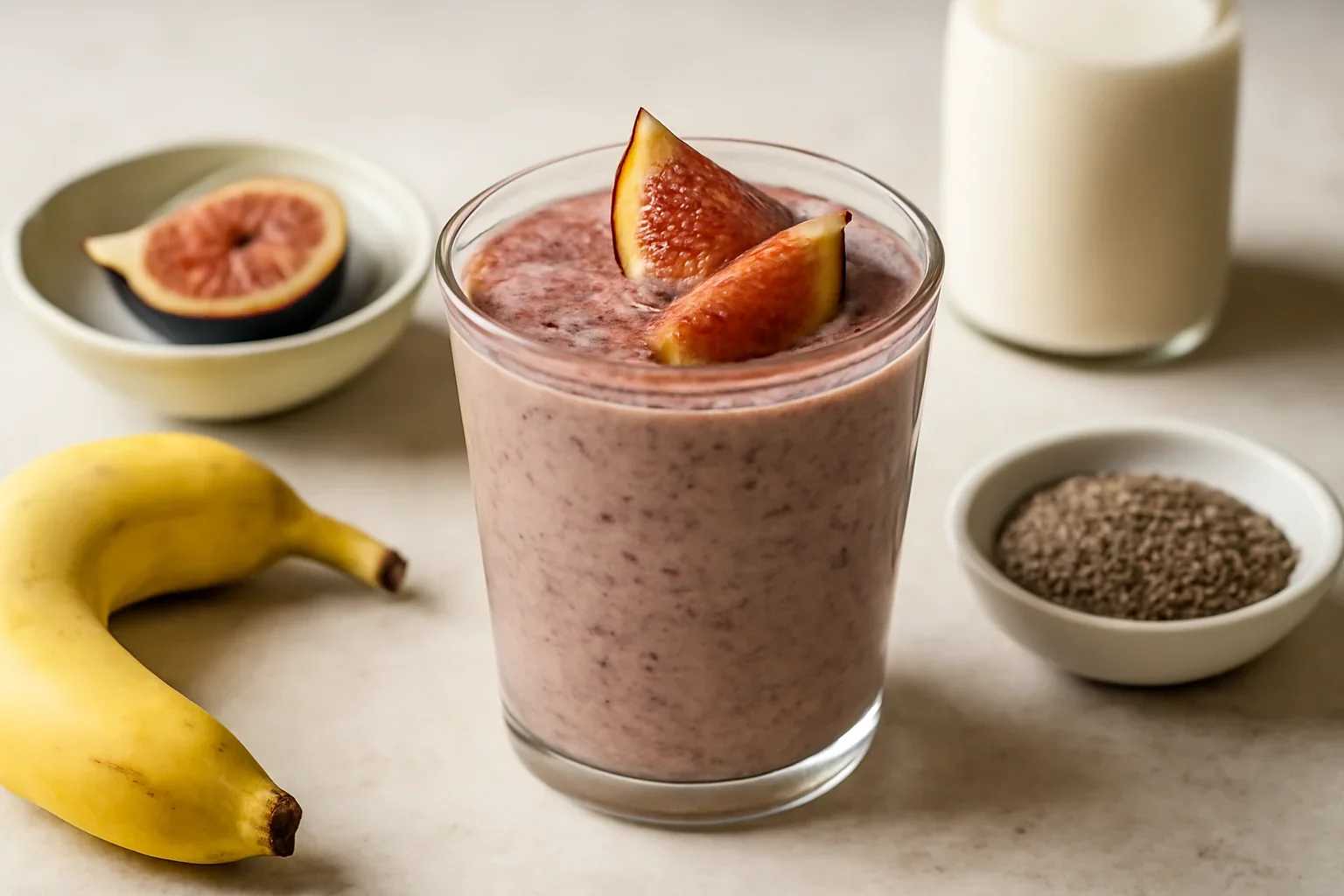 Smoothie de smochine cu chia