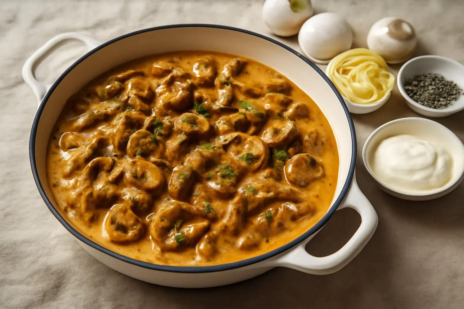 Boeuf Stroganoff